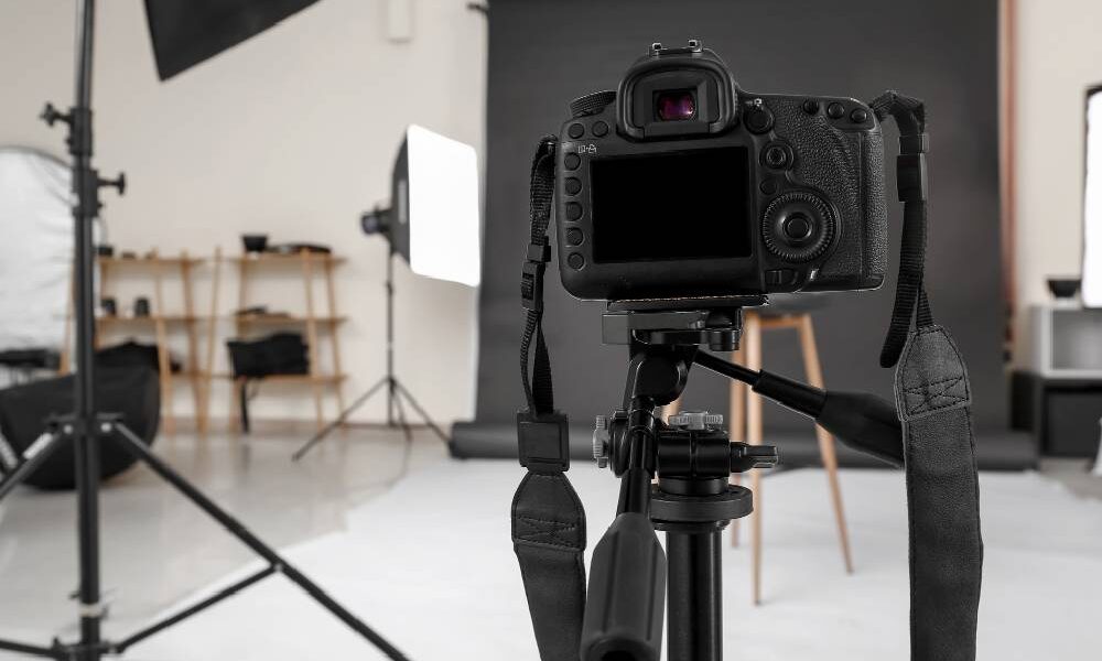 Videography agency video production setup