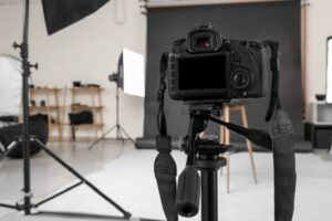 Videography agency video production setup