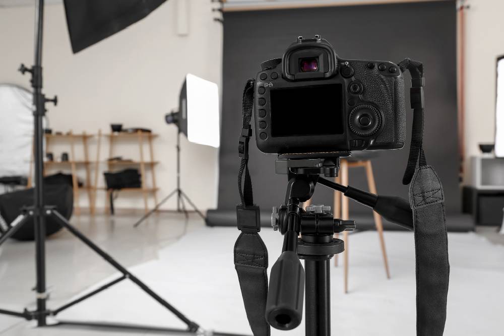 Videography agency video production setup