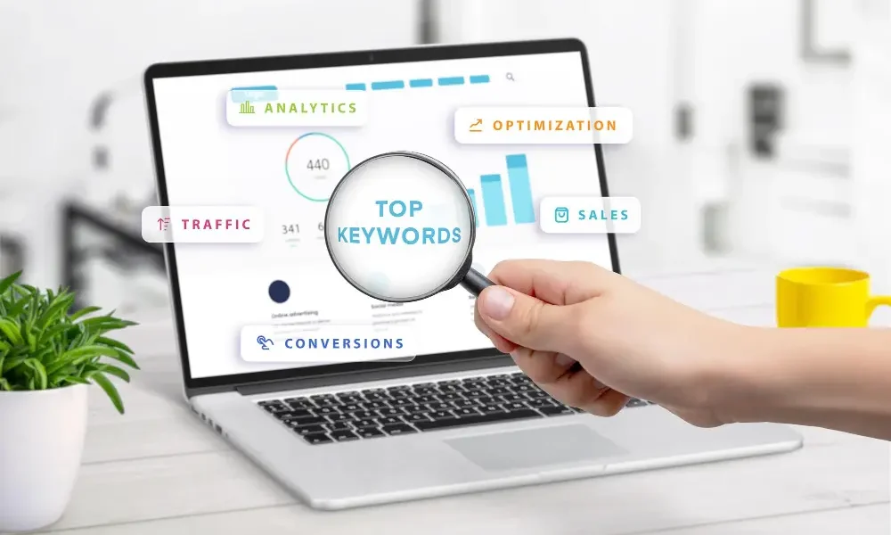 SEO Audit Dubai keyword analysis and website optimization dashboard