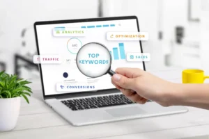 SEO Audit Dubai keyword analysis and website optimization dashboard