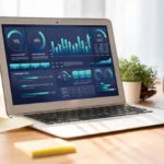 Website Audit dashboard showing website performance and SEO insights for a Dubai business